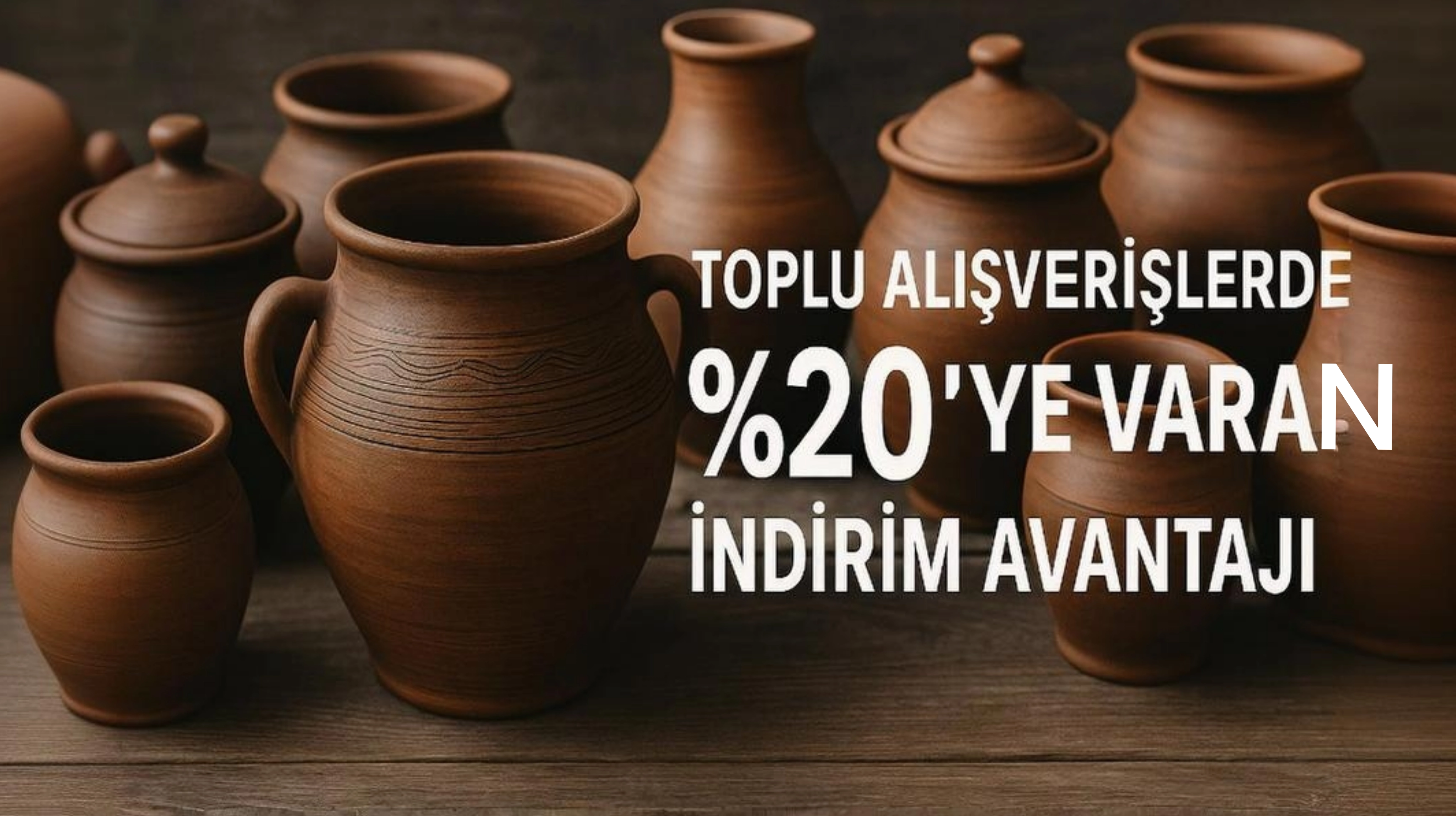 toplu alımlarda %20 indirim