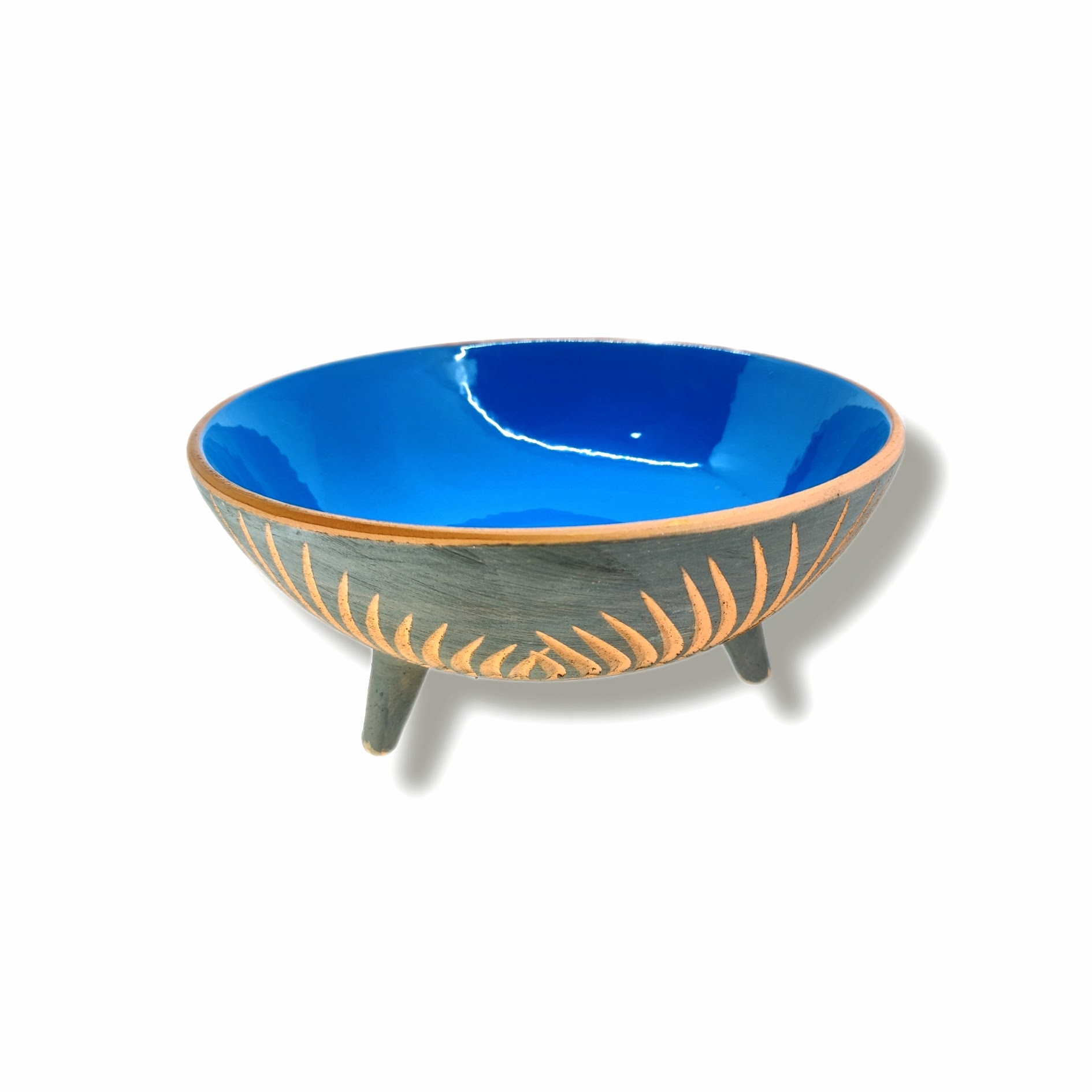 DEKORATİF AYAKLI KASE 30CM
