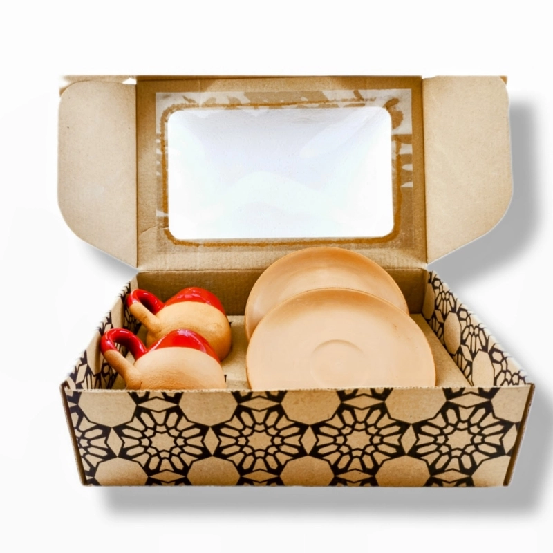 2 Lİ KALPLİ FİNCAN SETİ