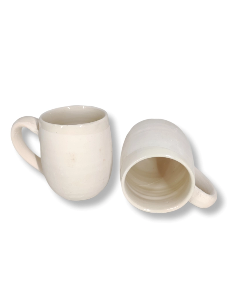 BEYAZ TOPRAK KUPA 2 Lİ