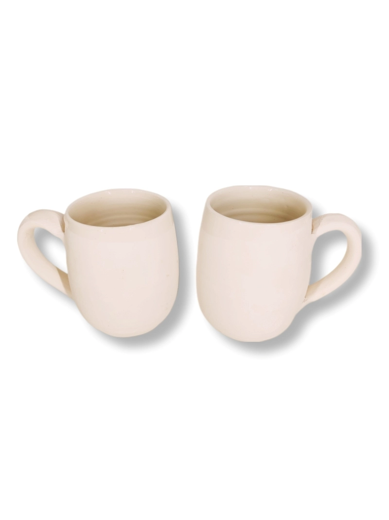 BEYAZ TOPRAK KUPA 2 Lİ