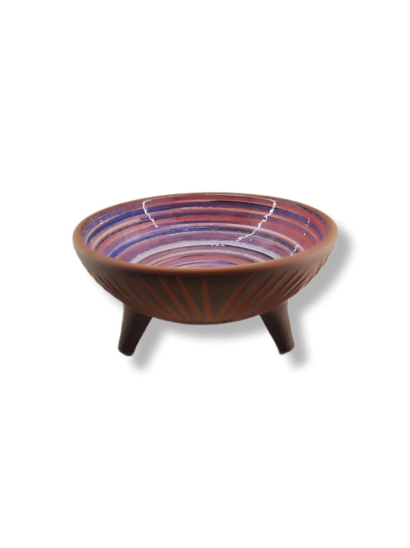COLORLİNE AYAKLI DEKORATİF KASE(25CM)