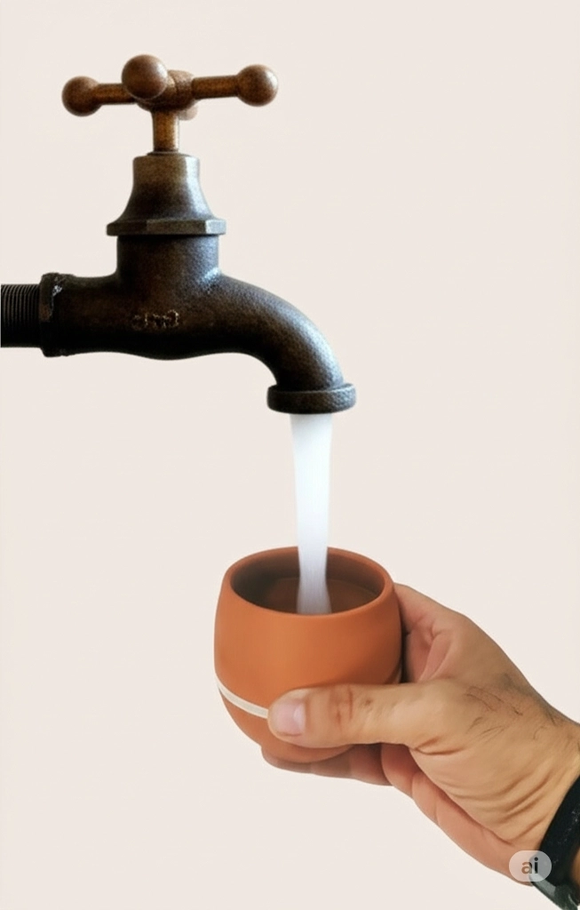 TERLEYEN TESTİ KULPSUZ BARDAK 2 Lİ