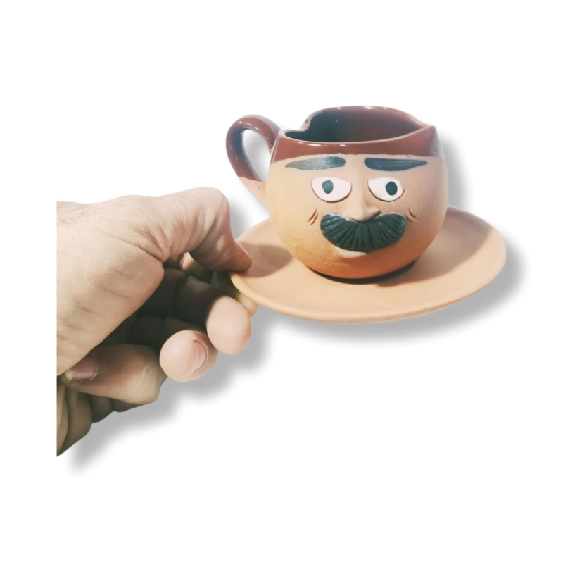 TOPRAK KALPLİ FİNCAN EMOJİ ERKEK