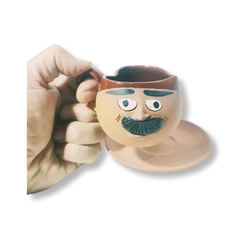 TOPRAK KALPLİ FİNCAN EMOJİ ERKEK