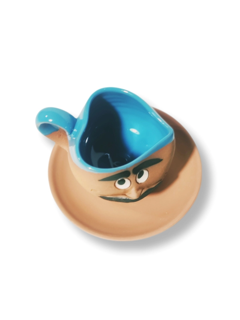 TOPRAK FİNCAN ERKEK EMOJİ KALPLİ