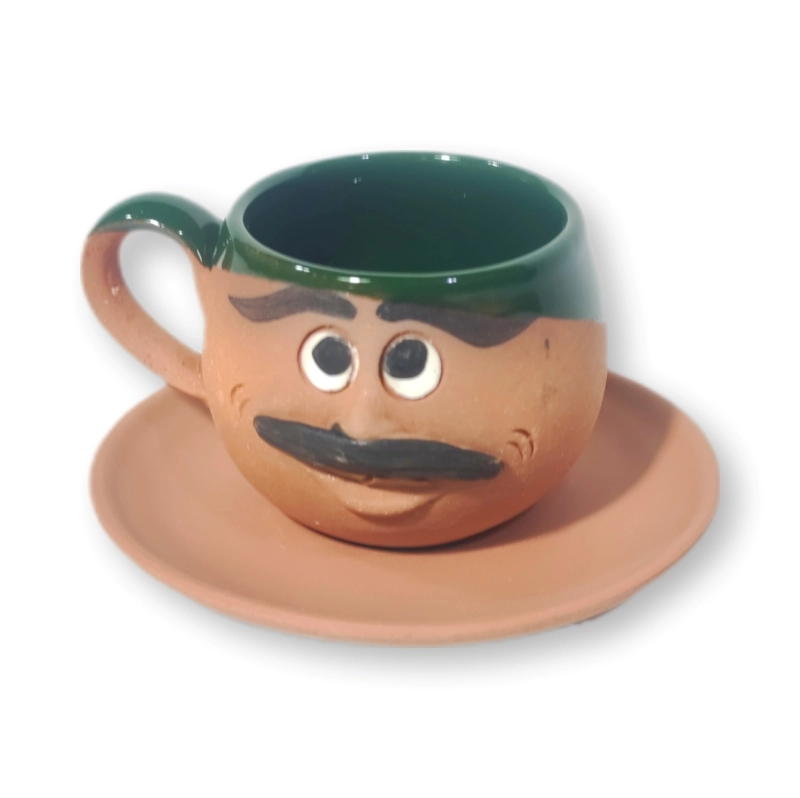 TOPRAK YUVARLAK FİNCAN EMOJİ ERKEK