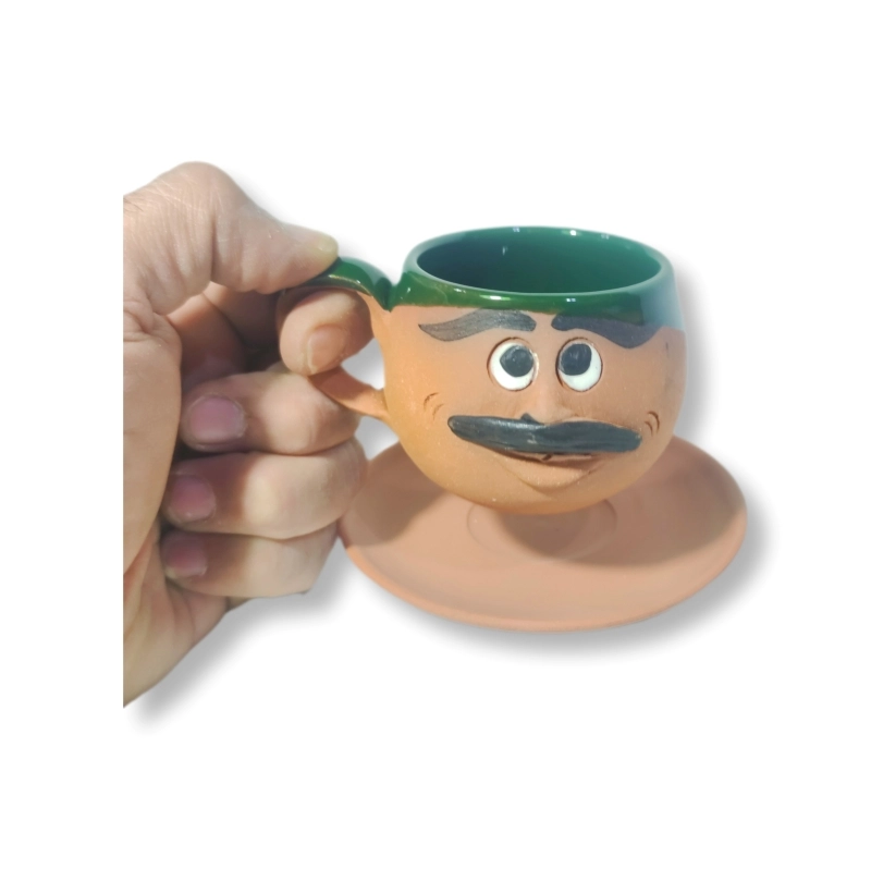 TOPRAK YUVARLAK FİNCAN EMOJİ ERKEK