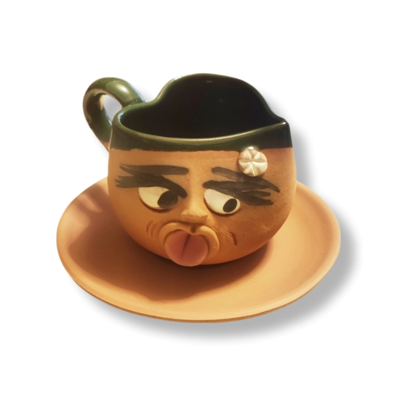 TOPRAK KALPLİ FİNCAN EMOJİ KADIN
