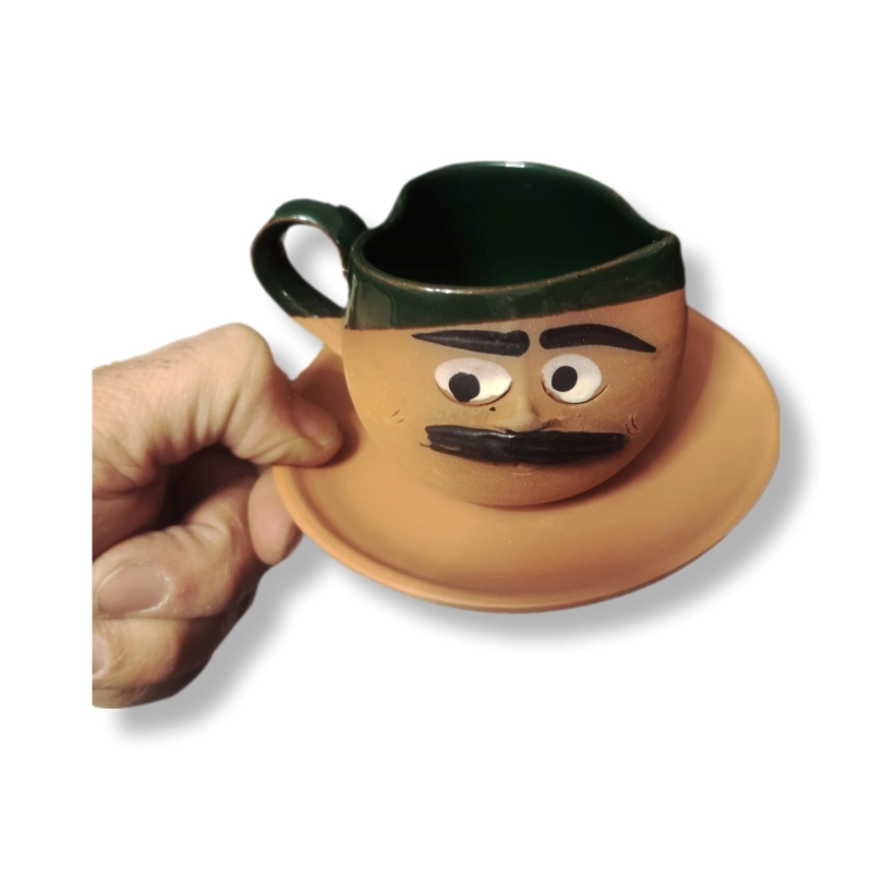 TOPRAK KALPLİ FİNCAN EMOJİ ERKEK
