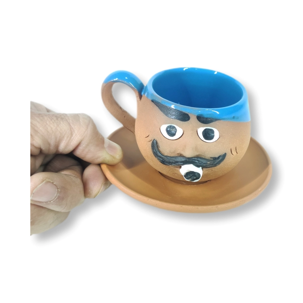 TOPRAK YUVARLAK FİNCAN EMOJİ ERKEK