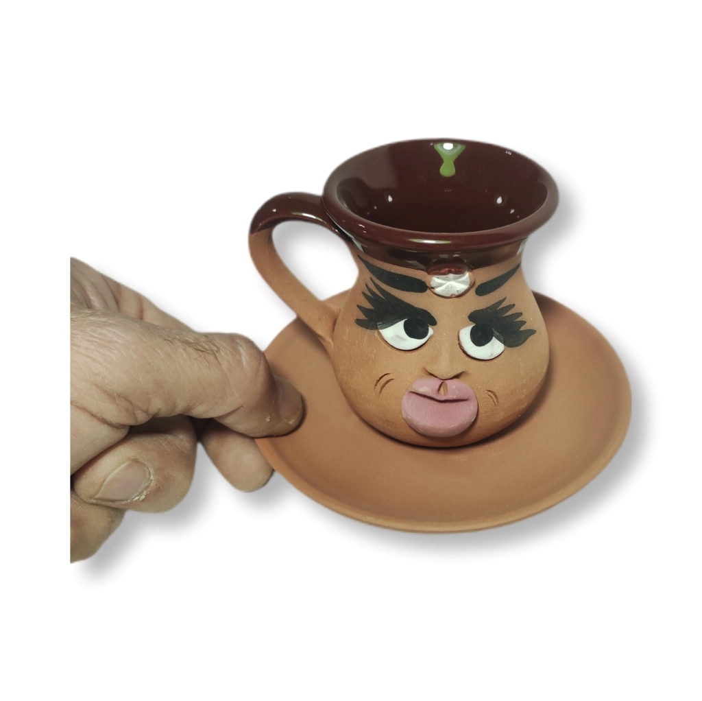 TOPRAK KLASİK FİNCAN EMOJİ KADIN