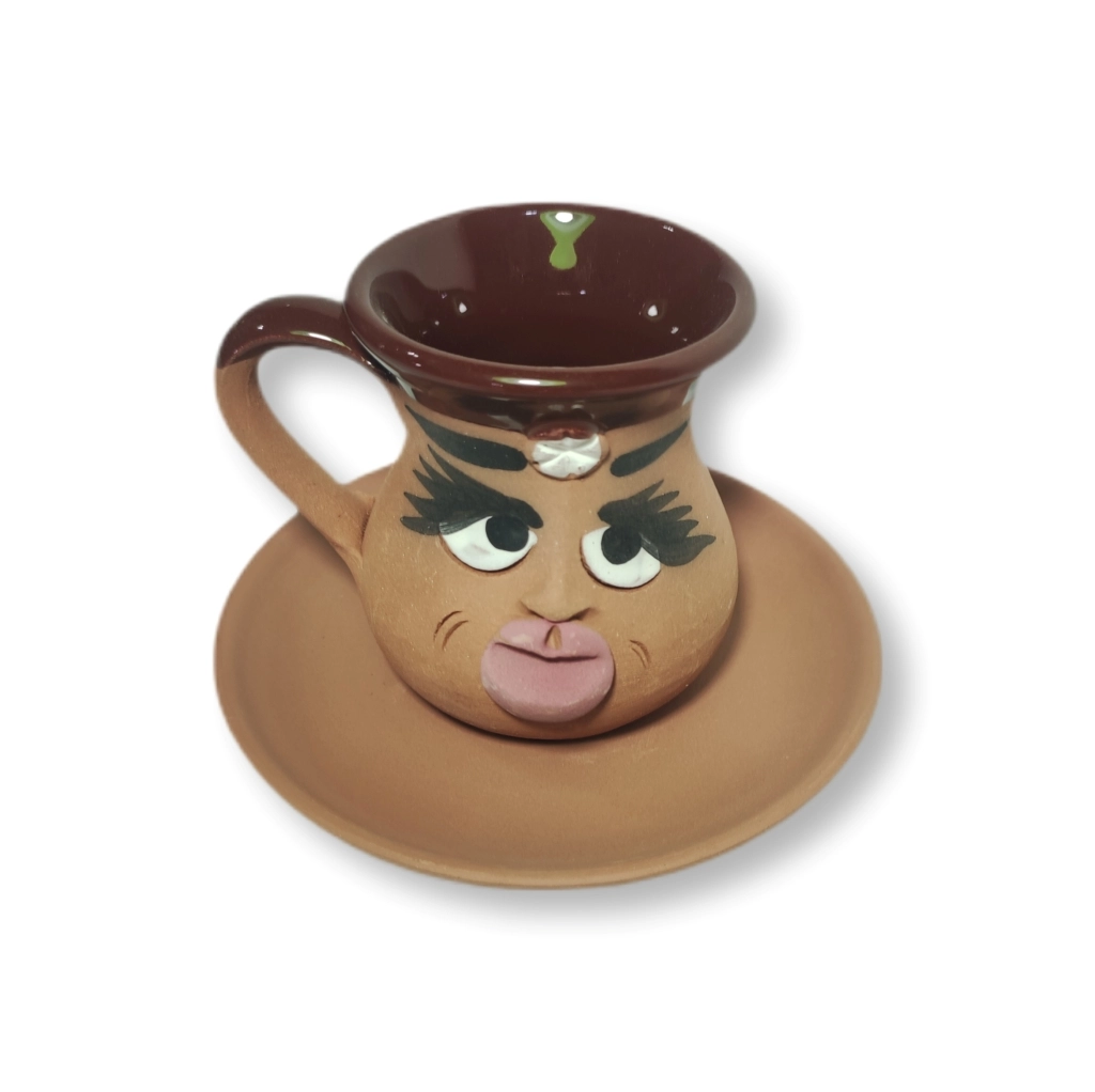 TOPRAK KLASİK FİNCAN EMOJİ KADIN