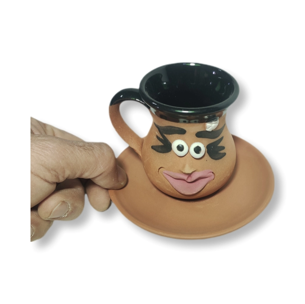 TOPRAK KLASİK FİNCAN EMOJİ KADIN