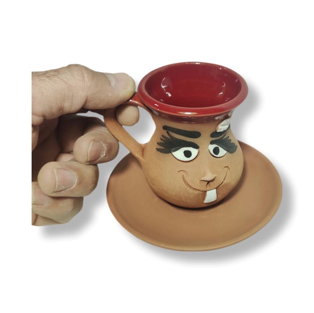 TOPRAK KLASİK FİNCAN EMOJİ KADIN