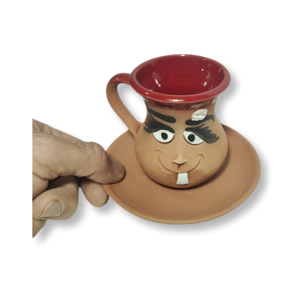 TOPRAK KLASİK FİNCAN EMOJİ KADIN
