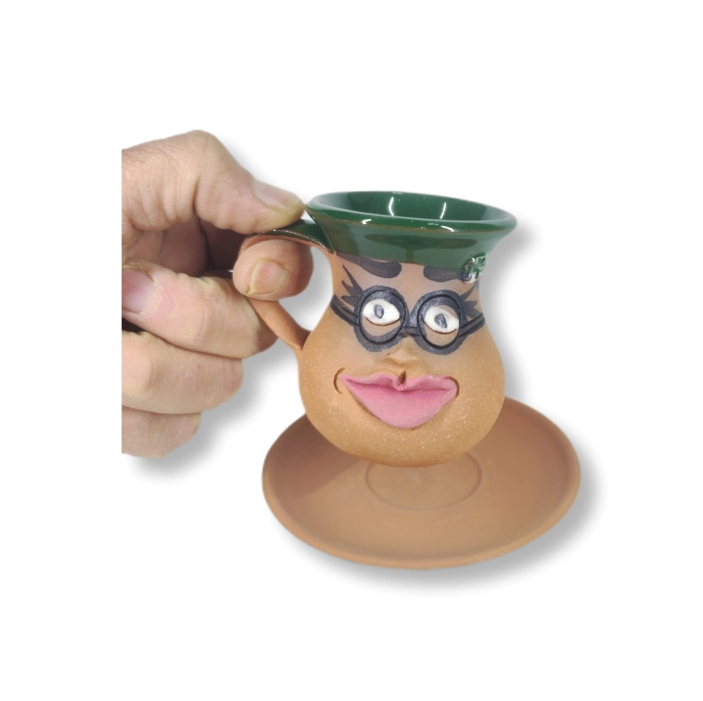 TOPRAK KLASİK FİNCAN EMOJİ KADIN
