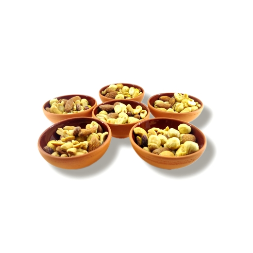 toprak sırlı 8cm kase 6 lı takım