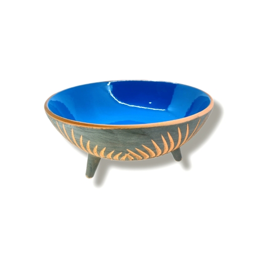 DEKORATİF AYAKLI KASE 20cm
