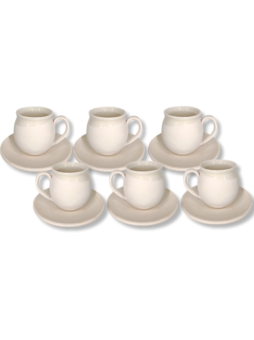 BEYAZ ÇÖMLEK FİNCAN TAKIMI