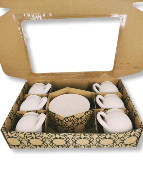 BEYAZ ÇÖMLEK FİNCAN TAKIMI