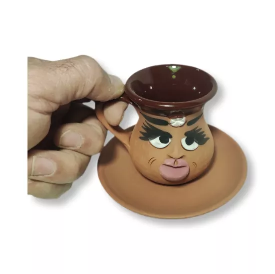 KLASİK EMOJİLİ TOPRAK FİNCAN