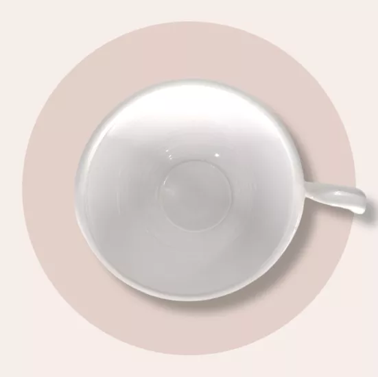 FİNCAN ŞEKİLLİ SIRLI SAKSI